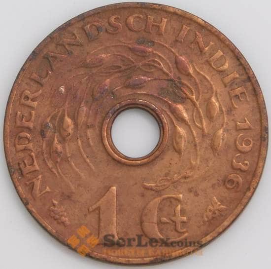 Нидерландская Восточная Индия монета 1 цент 1936 КМ317 XF арт. 43610