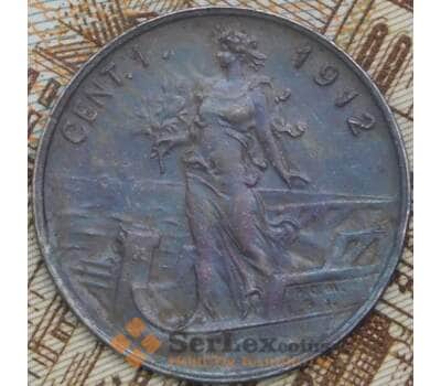 Италия 1 чентезимо 1912 КМ40 XF арт. 41730