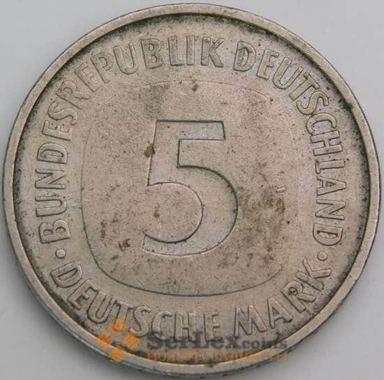 Германия 5 марок 1975 F КМ140.1 F арт. 49927