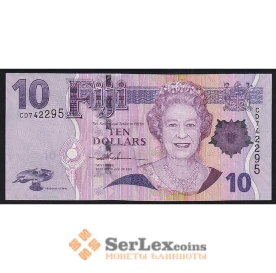 Фиджи 10 долларов 2007 Р111а UNC арт. 52070