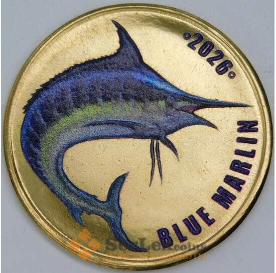 Лабуан 5 ринггитов 2026 Рыба Атлантический голубой марлин арт. 55976