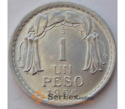 Монета Чили 1 песо 1956 КМ179a UNC (J05.19) арт. 17030