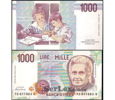 Банкнота Италия 1000 лир 1990 Р114 UNC мультилот арт. 22119