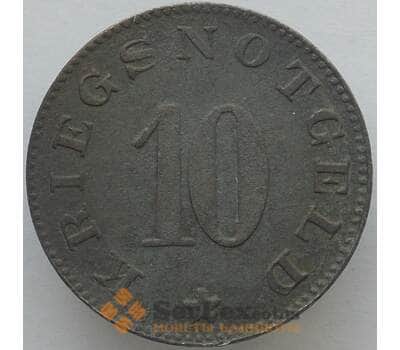 Германия Нотгельд 10 пфеннигов 1920 Цинк Цвизель (J05.19) арт. 16553