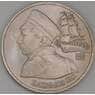 Россия 1 рубль 1992 Нахимов UNC холдер арт. 30276