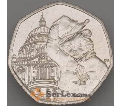 Монета Великобритания 50 пенсов 2019 UNC Паддингтон Собор Святого Павла арт. 18186