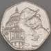 Монета Великобритания 50 пенсов 2019 UNC Паддингтон Собор Святого Павла арт. 18186