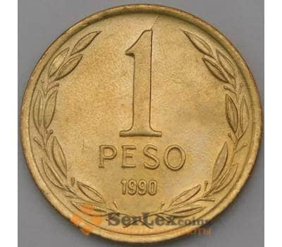 Монета Чили 1 песо 1990 КМ261.1 UNC арт. 26980