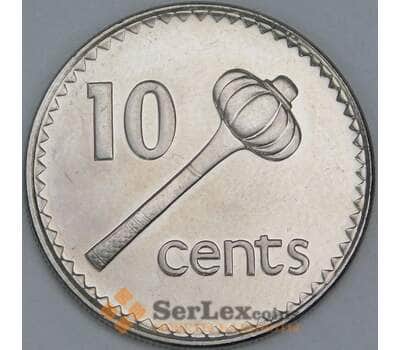 Фиджи 10 центов 2000 КМ52а UNC арт. 54819