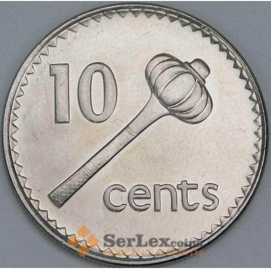 Фиджи 10 центов 2000 КМ52а UNC арт. 54819