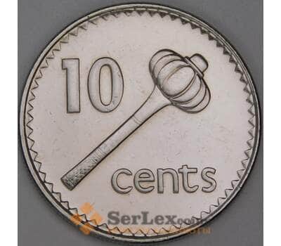 Фиджи 10 центов 2000 КМ52а UNC арт. 54819