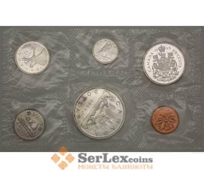 Монета Канада набор 1 цент - 1 доллар (6шт) 1963 Proof  арт. 21691