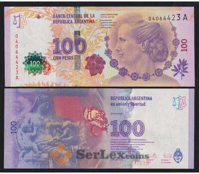 Аргентина 100 песо 2012 Р358а UNC Ева Перон арт. 51854