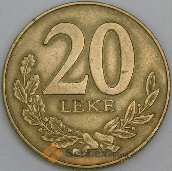 Албания 20 лей 2000 КМ78 XF арт. 56182 Албания 20 лей 2000 КМ78 XF арт. 56182