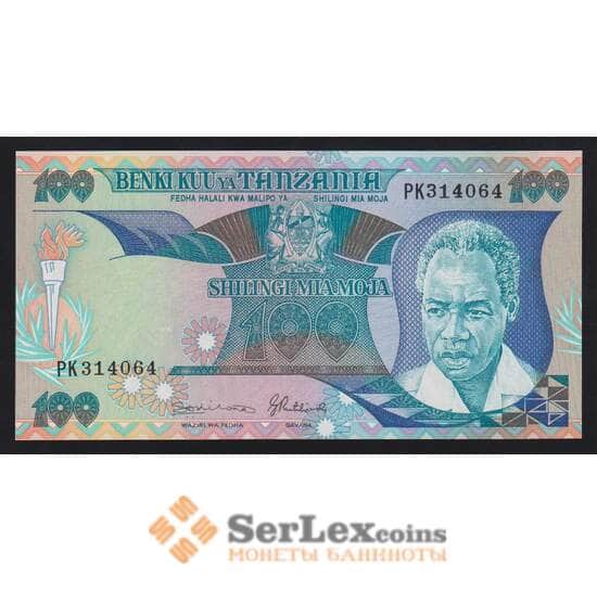 Танзания 100 шиллингов 1986 Р14b UNC арт. 55938
