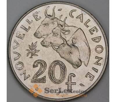 Новая Каледония 20 франков 1990 КМ12 AU-aUNC арт. 54831