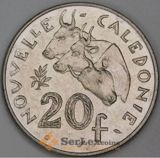 Новая Каледония 20 франков 1990 КМ12 AU-aUNC арт. 54831 Новая Каледония 20 франков 1990 КМ12 AU-aUNC арт. 54831