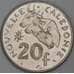 Новая Каледония 20 франков 1990 КМ12 AU-aUNC арт. 54831