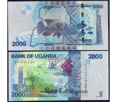 Банкнота Уганда 2000 шилингов 2021 Р50 UNC арт. 38682
