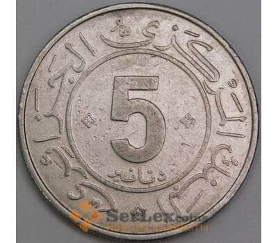 Монета Алжир 5 динар 1984 КМ114 VF 30 лет Революции арт. 18774