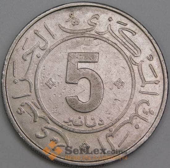 Алжир 5 динар 1984 КМ114 VF 30 лет Революции арт. 18774 Алжир 5 динар 1984 КМ114 VF 30 лет Революции арт. 18774