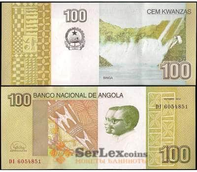 Банкнота Ангола 100 кванза 2012 Р153 UNC арт. 21827