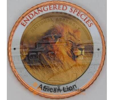 Нигерия 2 найра 2006 жетон Африканский лев арт. 54188