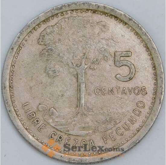 Гватемала 5 сентаво 1978 КМ276.1 VF арт. 57551