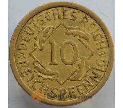 Монета Германия 10 пфеннигов 1924 А КМ40 aUNC (J05.19) арт. 15025