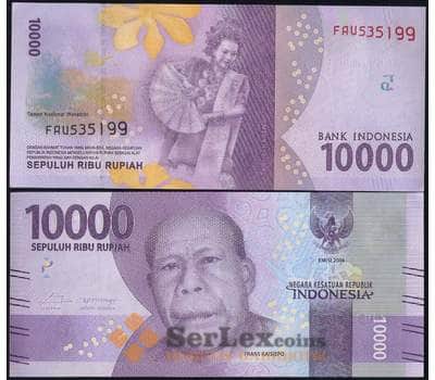 Банкнота Индонезия 10000 рупий 2016 UNC арт. 7830