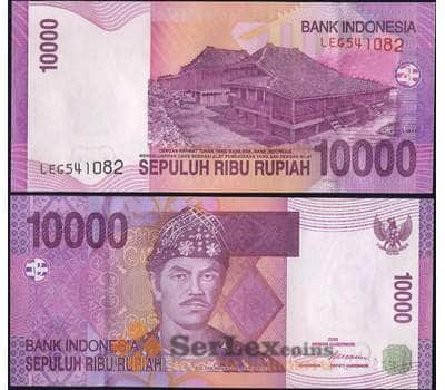 Банкнота Индонезия 10000 рупий 2009 Р143 UNC арт. 7833