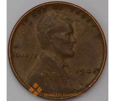 Монета США 1 цент 1948 КМ132  арт. 31016