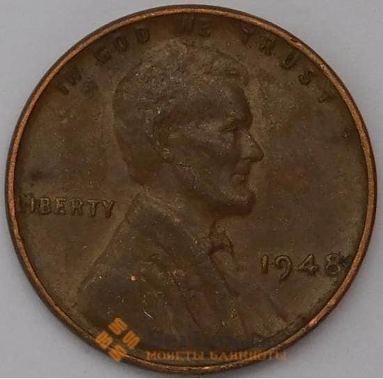 США 1 цент 1948 КМ132  арт. 31016