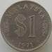 Монета Малайзия 1 ринггит 1971 КМ9 aUNC арт. 10097
