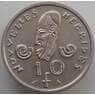 Новые Гебриды 10 франков 1967 КМ2.1 BU арт. 14587