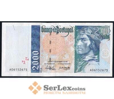 Банкнота Португалия 2000 эскудо 1995 Р189 XF-AU арт. 39972