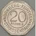 Германия Нюрнберг 20 пфеннигов 1921 Proof WEINSTADEL (j05.19) арт. 19938