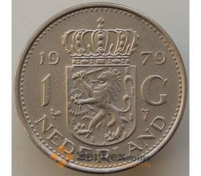 Монета Нидерланды 1 гульден 1979 КМ184а XF Королева Юлиана арт. 14433