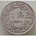 Монета Швейцария 1 франк 1914 КМ24 VF арт. 13176