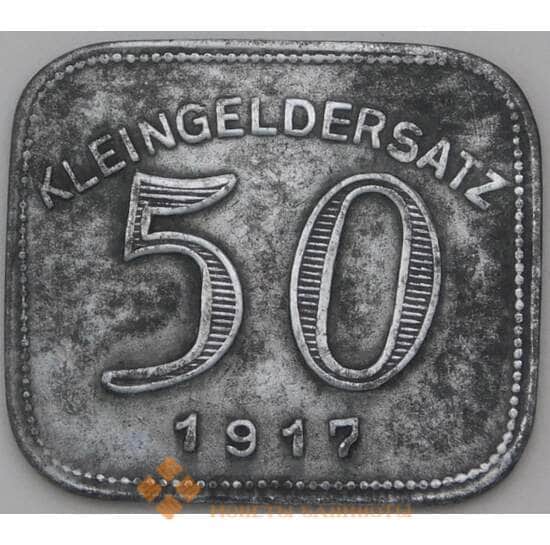 Германия Нотгельд 50 пфенниг 1917 Людвигсбург арт. 22915