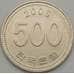 Монета Южная Корея 500 вон 2006 КМ27 XF арт. 18749