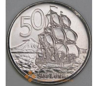 Монета Новая Зеландия 50 центов 2006 КМ119а UNC арт. 18791