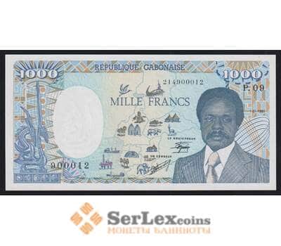 Габон 1000 франков 1990 Р10а UNC арт. 52337