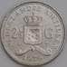 Нидерландские Антиллы монета 2 1/2 гульдена 1978 КМ19 UNC арт. 47593