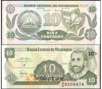 Банкнота Никарагуа 10 сентаво 1991 Р169 UNC арт. 22510