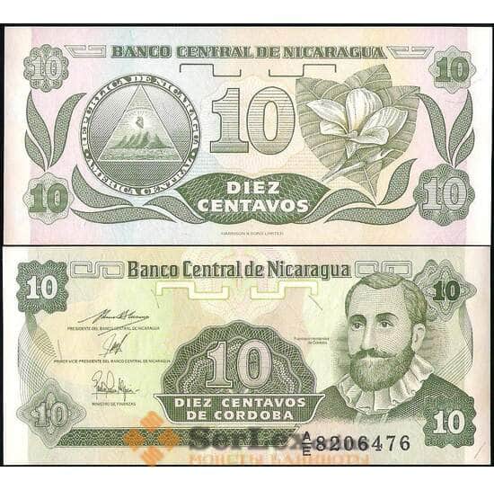 Никарагуа 10 сентаво 1991 Р169 UNC арт. 22510 Никарагуа 10 сентаво 1991 Р169 UNC арт. 22510