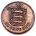 Монета Гернси 1 дубль 1929 КМ11 XF арт. 6550