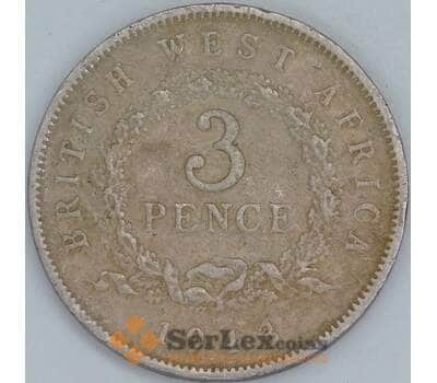 Британская Западная Африка 3 пенса 1943 КМ21 F арт. 56578