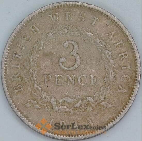 Британская Западная Африка 3 пенса 1943 КМ21 F арт. 56578