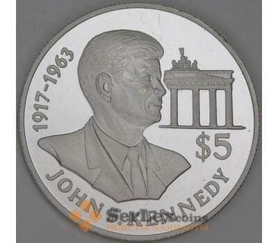 Ниуэ 5 долларов 1992 КМ76 Proof Джон Фицджералд Кеннеди арт. 54154